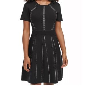 NWT KARL LAGERFELD Wednesday Adams Dress 168 Retail DRESS Sz L